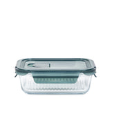 Homla Remmie Glass Rectangular Container 0.64L